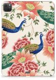 B2Ctelecom Back Case voor iPad Pro 11 (2024) Pink Peacock