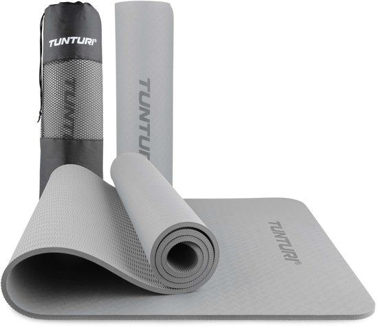 Tunturi Yoga Mat 8mm - Grijs