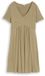 Tom Tailor Robe en jersey avec encolure en V - Taille 46 - Silver Olive