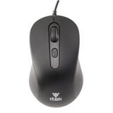 iTek CLK C01 Muis Universeel Ambidextrous USB Type-A Optisch 3600 DPI Zwart