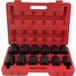 12x 3/4 "pouces Jeu De Douilles À Impact Profond À Prise Longue Portée 24-41mm