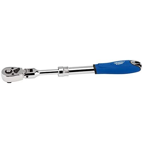 DRAPER der72/FH - Ratel - 3/8 inch - 72 tanden - Flexibele kop - Blauw