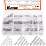 Merkloos Assortiment van 240 Stalen Compressiesprings in Diverse Maten