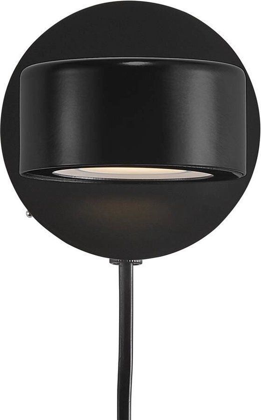 Nordlux Clyde Wandlamp - Zwart - LED - Draaibaar - Met Dimfunctie