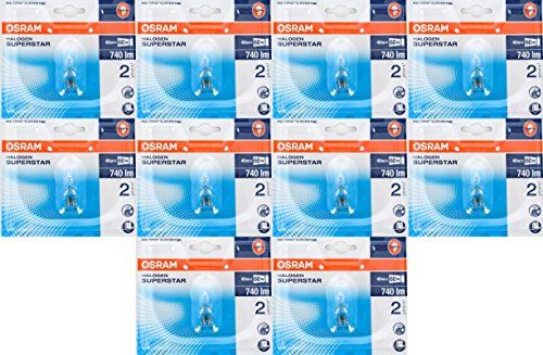 Osram 10-delige set Eco halogeenlampen steekfitting 48 Watt ~ 60W 740 lumen G9 2800 Kelvin warmwit dimbaar halogeenlamp 10 stuks