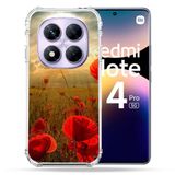 Versterkte Xiaomi Versterkte hoes voor Xiaomi Redmi Note 14 Pro 5G klaproos bloem