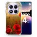 Versterkte Xiaomi Versterkte hoes voor Xiaomi Redmi Note 14 Pro 5G klaproos bloem
