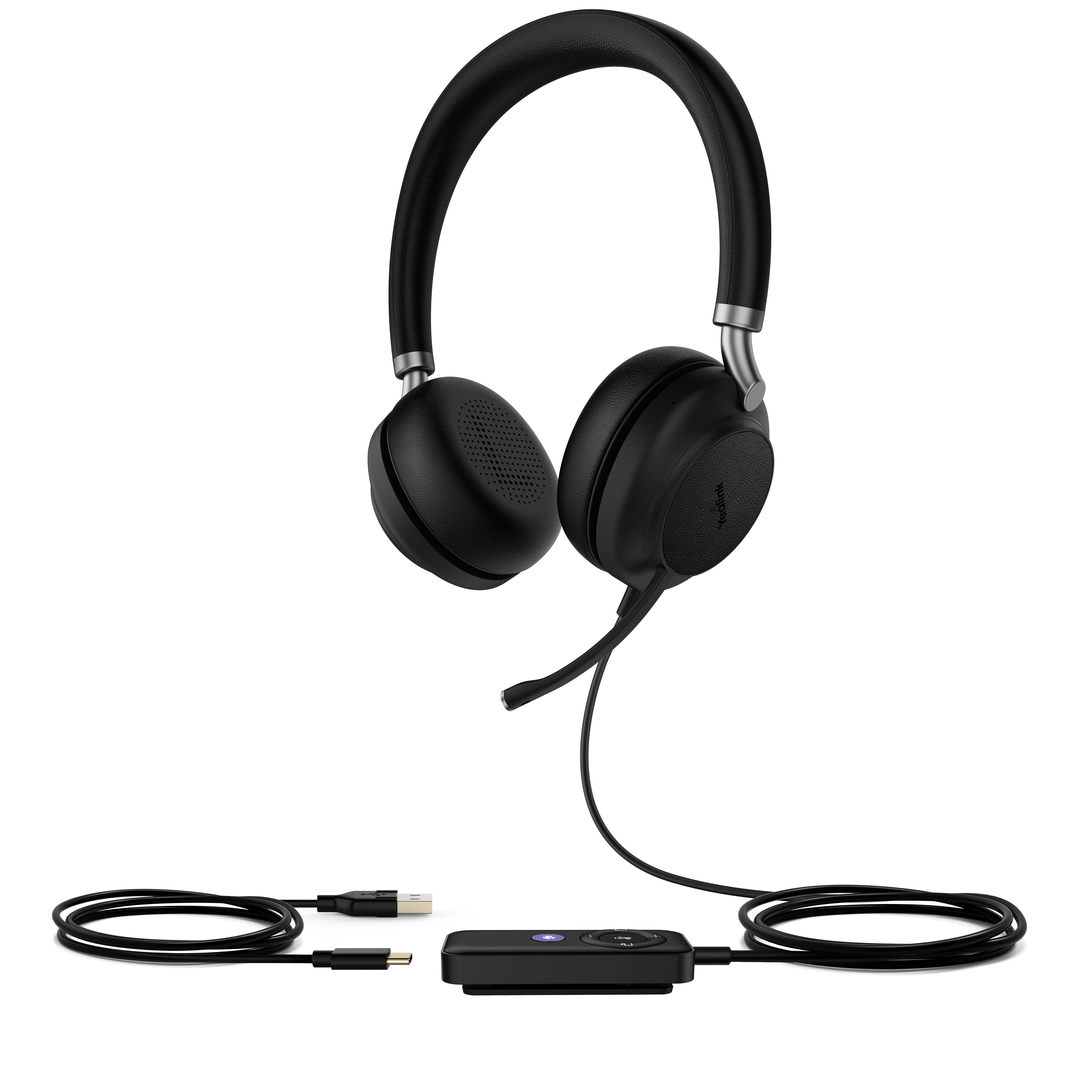 Yealink UH38 Dual Teams Headset - Bluetooth 5.1 - Zwart