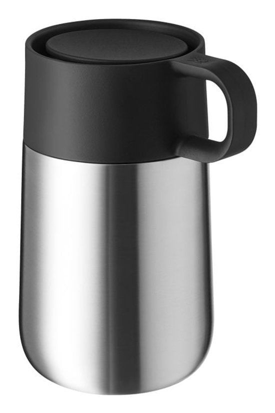 WMF Impulse reisdrinkbeker 300 ml Zwart, Roestvrijstaal