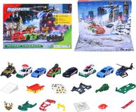 oCreon Hot Wheels Adventskalender 2025 - 24 Verrassingen - 8 Metalen Voertuigen op Schaal 1:64 - 16 Accessoires
