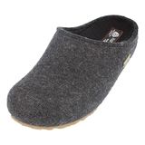 HAFLINGER Huisschoen 'Hausschuh Herren 711033 377 Textil in grau' grijs