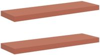 vidaXL Wandplank - Rood - 80 x 23,5 x 3,8 cm