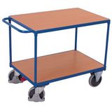 Variofit Gereedschapswagen met 2 houten plateaus - Belasting 400 tot 500 kg