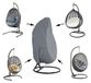 Étanche Housse de fauteuil suspendu avec cordon de serrage durable - Gris