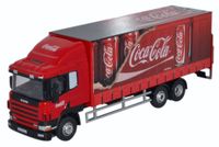 My village Oxford Vrachtwagenmodel scania truck curtainside coca-cola 1:76 rood
