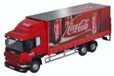 My village Oxford Vrachtwagenmodel scania truck curtainside coca-cola 1:76 rood