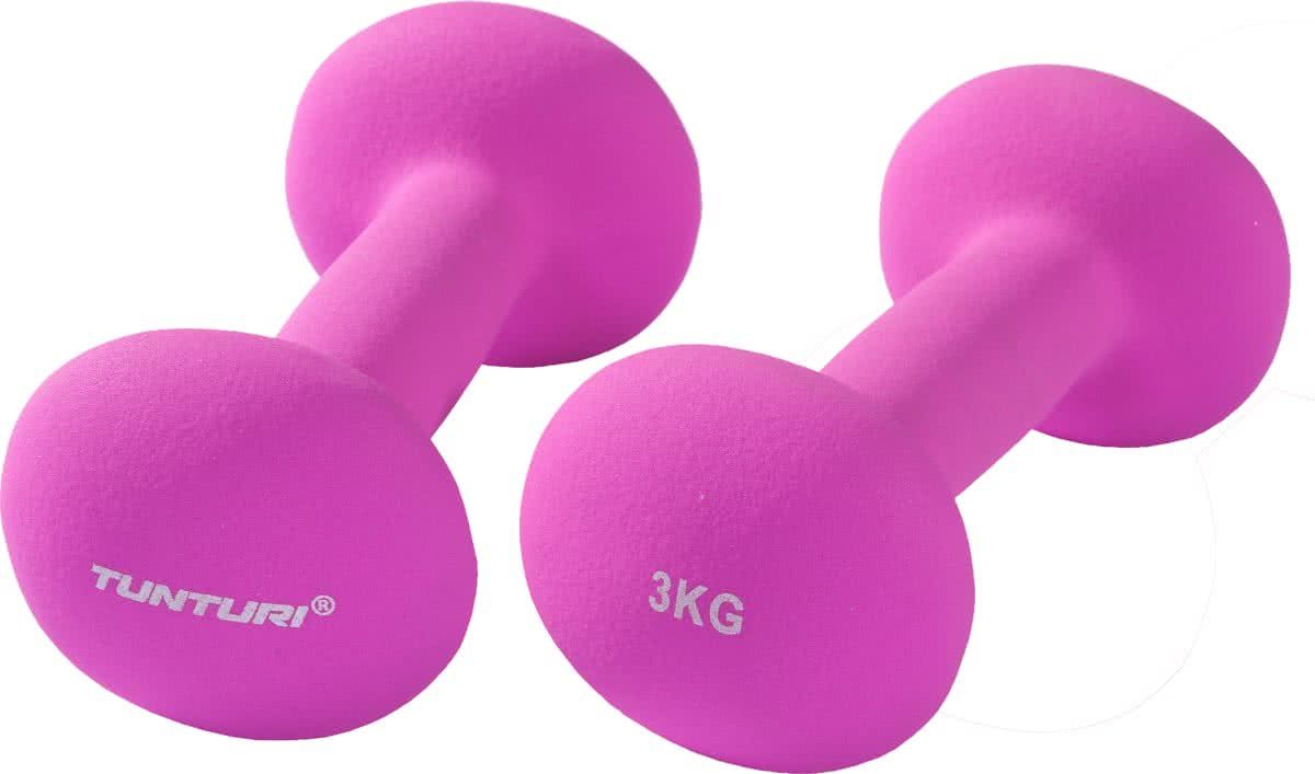 Tunturi Dumbbells 2 x 3 - Roze