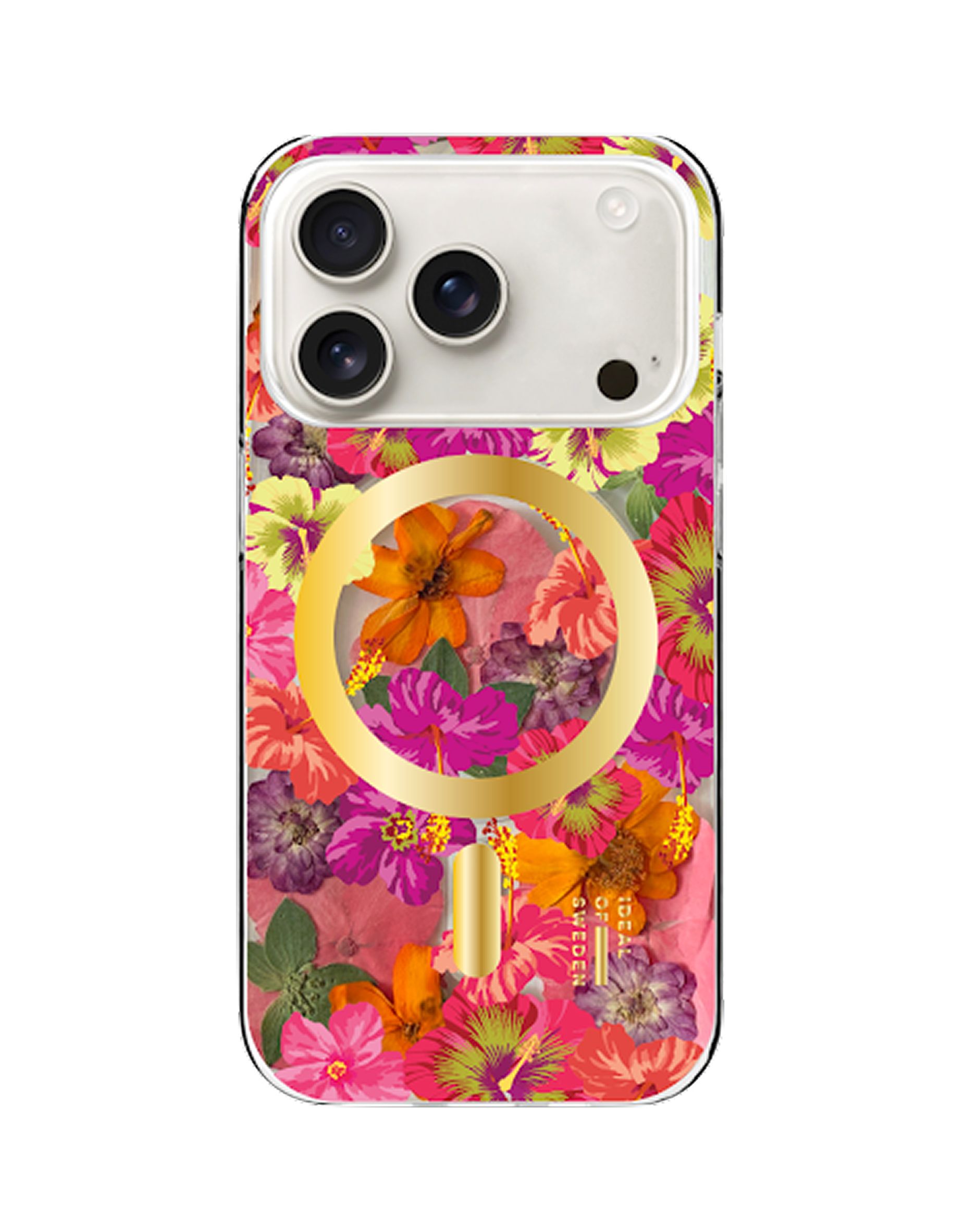 iDeal of Sweden Clear Case MagSafe voor iPhone 16 - Tropical Floral