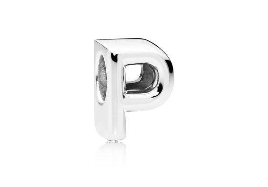 PANDORA Bedel zilver Letter P 797470