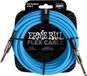 Ernie Ball 6417 Flex Cable Gitaarkabel Blauw 6 Meter