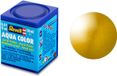 Revell Hobbyverf Acrylverf - Aqua #92 Brass - Metallic - Acryl - Verf potje - 18 ml