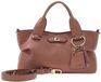 GUESS Suzy Mini 3 Compartment Satchel Rosewood Handtas Schoudertas