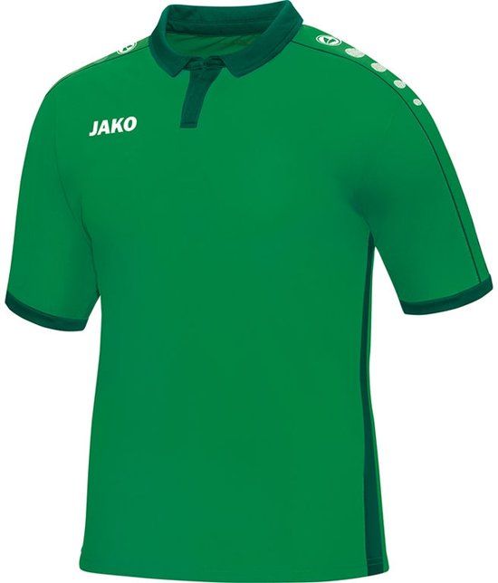 JAKO - Jersey Derby S/S - citroen/zwart - Maat 152