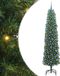 vidaXL Kunstkerstboom Groen 240 cm PVC en Staal en Kunststof