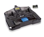 Carson FS 4K Reflex Stick Pro 4 LCD - RC afstandsbediening, 4-kanaals 2,4 GHz systeem, lcd-display, modelgeheugen, dual rate, failsafe, zwart