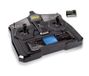 Carson FS 4K Reflex Stick Pro 4 LCD - RC afstandsbediening, 4-kanaals 2,4 GHz systeem, lcd-display, modelgeheugen, dual rate, failsafe, zwart
