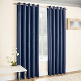 Enhanced Living Vogue Navy 90 x 72 inch (229 x 183 cm) oogje thermische ruisonderdrukkende verduisterende gordijnen voor slaapkamer en woonkamer