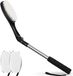 Holland Connections Set de brosses à récurer - 3 pièces avec applicateur de lotion, brosse de bain pour le corps, brosse à long manche, brosse de douche, brosse sèche, aide à la crème pour le dos
