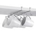 Metaltex Plankbekerhouder, polytherm-coating, zilver, SpiderMug
