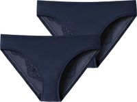 Schiesser Slip 'Invisible Lace' nachtblauw
