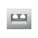 Legrand 771358 Veiligheidsplaatje voor Stopcontacten Aluminium