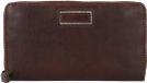 HAROLD'S Portemonnee Aberdeen Wallet Zip Bruin Leer 19 cm