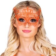 - Kanten oogmasker Oranje