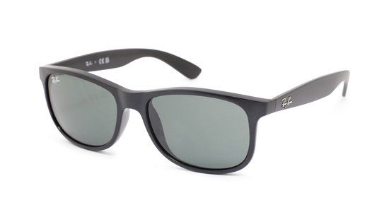 Ray-Ban RB4202 Andy Zonnebril - Mat Zwart/Groen Klassiek - 55mm