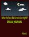 What the Heck Did I Dream Last Night?: 100 Page Journal for Recording Your Dreams Daily, For Men and Women