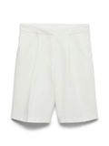 Vero Moda Broek Awpassi Mw Knee Shorts Noos 10325303 Snow White Dames Maat L