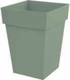 EDA Bloempot Tuscany Groen Plastic Vierkant 39 x 39 x 53 cm
