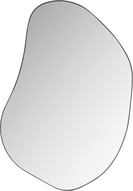 WOOOD Romee Organic Mirror - Metal - Black - 100x70x4 cm - Industrial Style