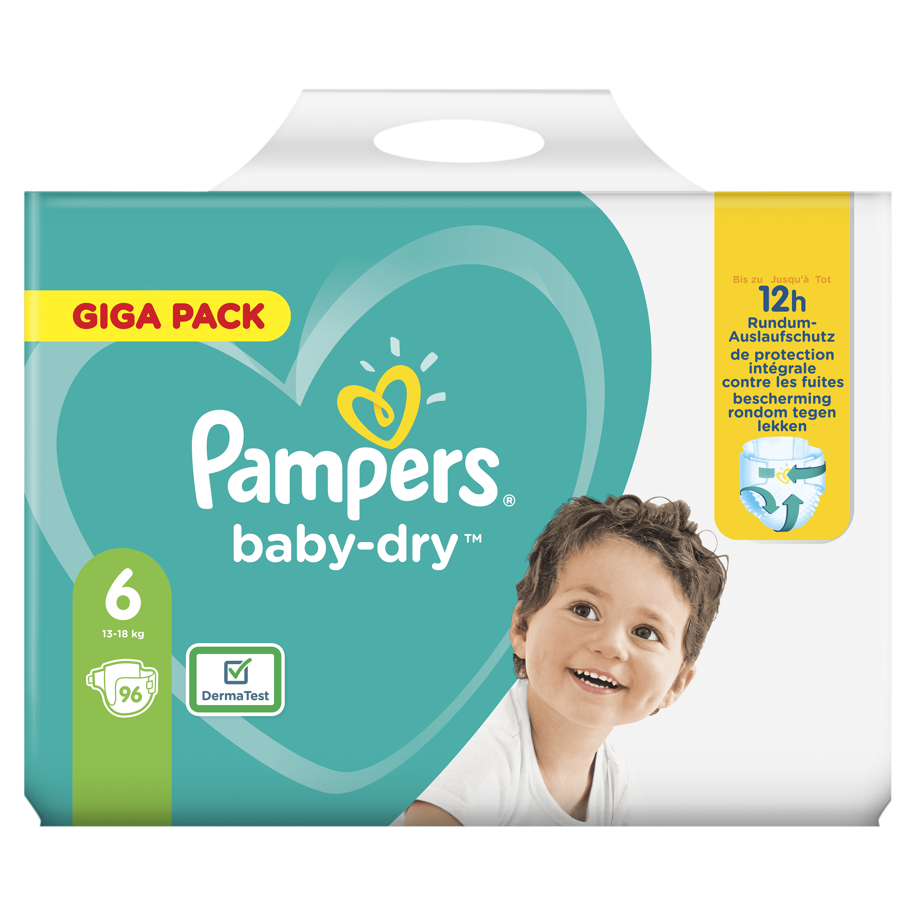 Pampers Baby-Dry Maat 6 - 96 Luiers - 13-18kg