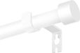 Ibenzoa® Gordijnroede verstelbaar Matwit 16mm - Voor ramen en buiten, Lengte 63-223cm
