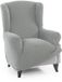 FAVERTI Superelastische fauteuilhoes voor vleugelfauteuil, 1-zits, 70 tot 100 cm, model Novelle, lichtgrijs