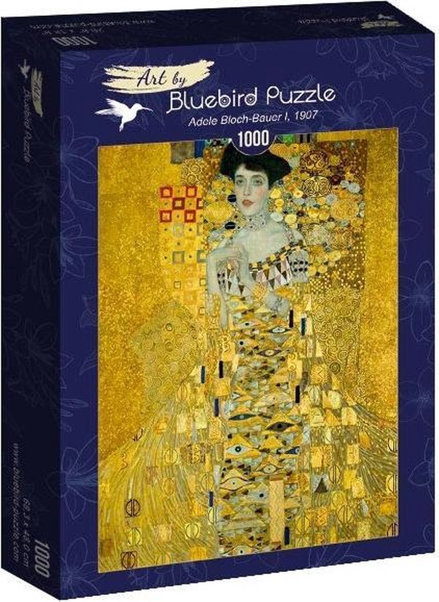 Bluebird Puzzle Puzzel Gustave Klimt - Adele Bloch-Bauer I, 1907 1000 stukjes