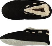 Apollo Spaanse pantoffels zwart - zacht pluche voering - anti-slip zool - kinder huissloffen 31-32