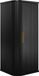 3xE living Armoire de salle de bain, noir, avec poignée dorée, 79 x 35,5 x 31,5 cm