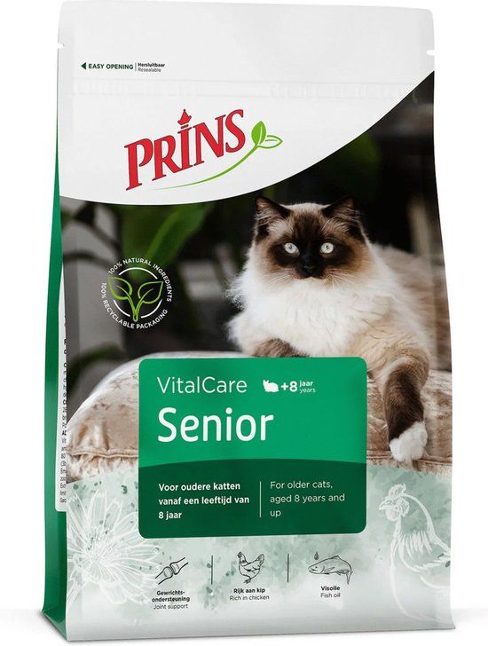 Prins VitalCare Senior kattenvoer - 10 kg