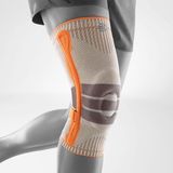Bauerfeind Sports Outdoor Kniebrace - Trail Compressie - Kniebandage - Knie Support - Maat XXXL Zwart/Beige
